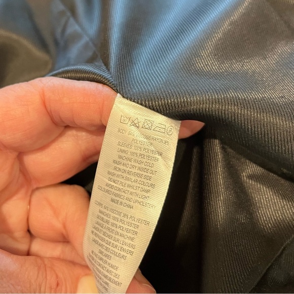 🖤 FRENCH CONNECTION – Black Sheer Sleeve Blazer 10 - Picture 9 of 9